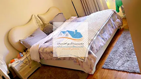 **Apartment for rent in Sharjah – Al Taawun (Sheikh Tareq Building)** 1 bedroom, living room, and 2 bathrooms Neatly furnished, including internet Clo
