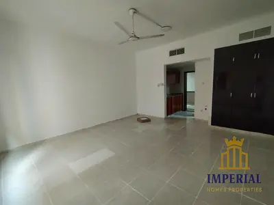 distinctive studio apartment for annual rent in a strategic and vital location in Al Rashidiya 3, Al Muroor Street, Ajman.
