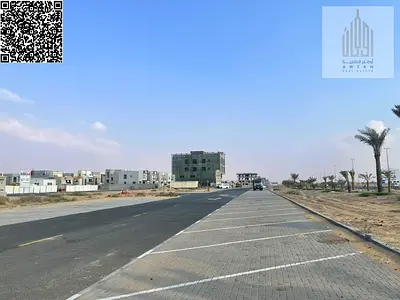 For sale: Residential investment land for villas in Ajman, Al Bahya area. The land is located in the Al Bahya Hills project. The land covers an area