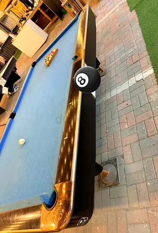 Used 9ft Pool Table marble with Blue Cloth - Good  Condition ( RISE brand )