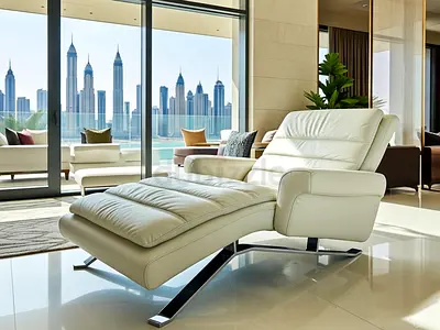 Lounge chair white