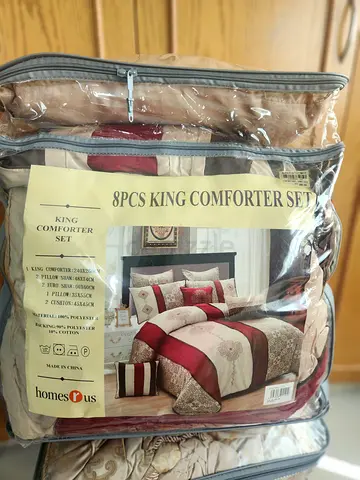 8 piece king comforter from HomeRUs.