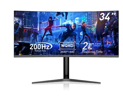 InnJoo 34 inch FHD Gaming Monitor - 200Hz- 1 Year Warranty