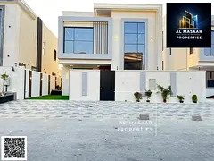 A luxurious villa for sale, combining elegance, comfort, and an ideal location in one of Ajman's
