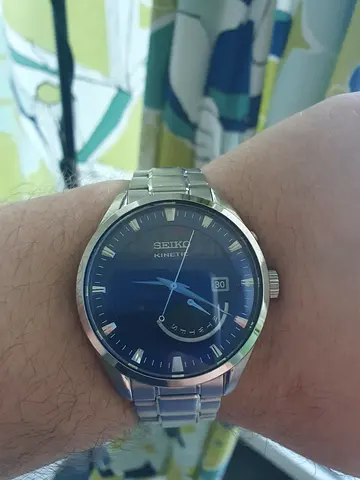 Seiko Mens Stainless Steel Automatic Watch - Kinetic