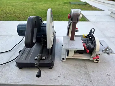 Machinery metal cutter and sanding belt