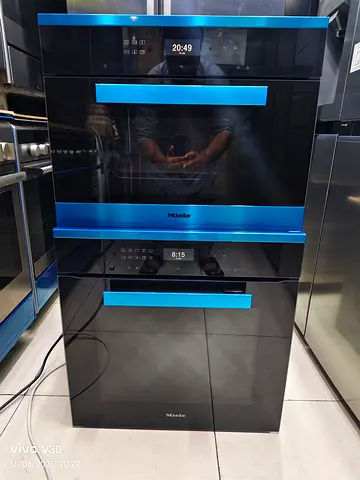 Free delivery Miele Built-in Oven Steam microwave- Black Glass