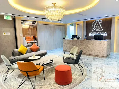 Corporate Offices with Elegant Reception & Lounge Area | Near METRO- BURJUMAN Station | Prime Location