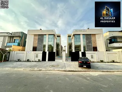 A unique opportunity at an attractive price and with no annual fees: Own a villa for sale in Ajman, first occupancy, freehold, super deluxe finishing,