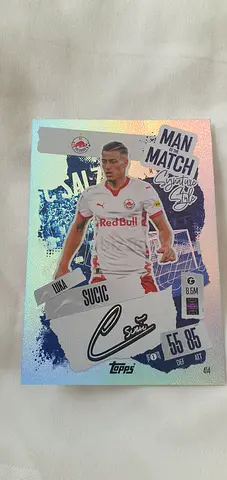 Signed/Collectible Soccer Trading Card — Erling Haaland (Man Match Insert) — Topps