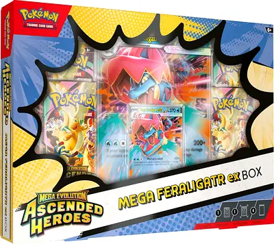 Pokemon tcg ascended heroes mega fraligatr ex box