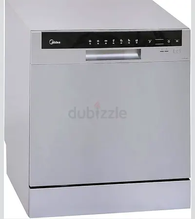 Midea Freestanding Dishwasher - Stainless Steel, Good Working Condition