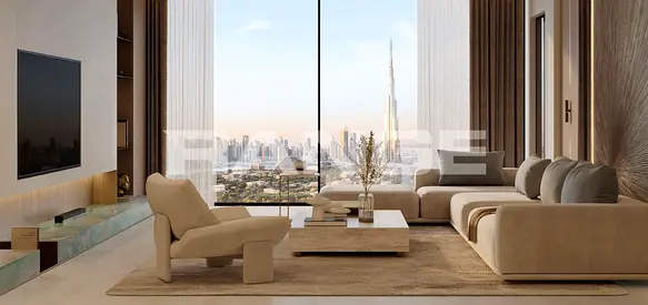 شقة بغرفة نوم واحدة | إطلالة على القناة ووسط المدينة | Binghatti Cullinan