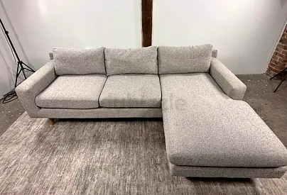 EDY three Seater sofa and Footstool