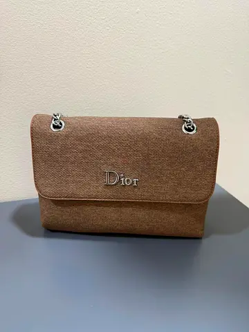 Brown Dior shoulder bag with chain strap - good used condition