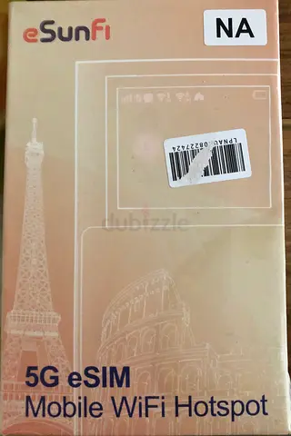 eSunFi 5G eSim mobile wifi hotspot router