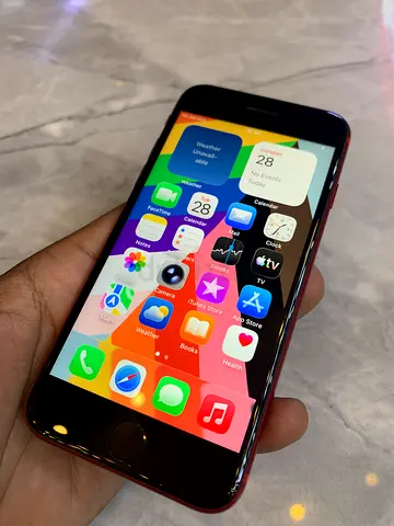 iPhone se 2nd generation iOS 26.1 original condition red edition only Wi-Fi sim no