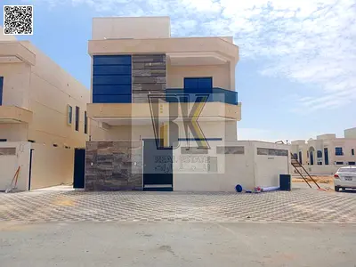 🏡 Villa for Sale in Al Helio 2 – Ajman Luxury villa ✨, corner plot on two streets, large setback, close to a mosque 🕌 and all services. Strategical