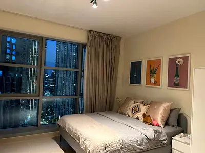 IKEA SLATTUM Bed – King Size, Light Grey Used very good condition optional mattress