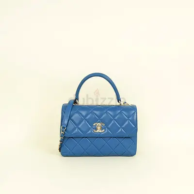 Authentic Chanel Blue CC Trendy Flap Small Bag