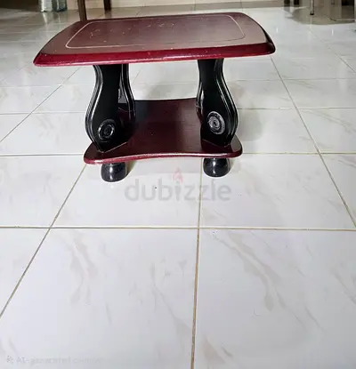 Small Wooden Side Table / Coffee Table - Dark Mahogany Finish