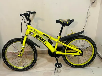 Yellow BMC Kids Bicycle - 20 inch, good condition
