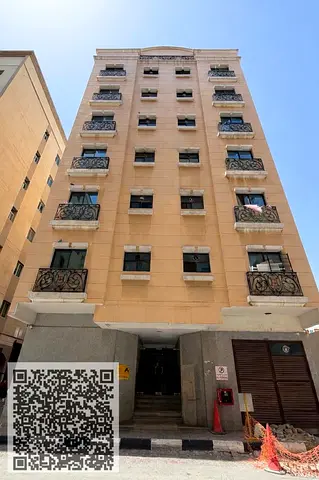 Studio apartment for annual rent in Al Hamidiya, near Ajman University. Large space at a reasonable price.