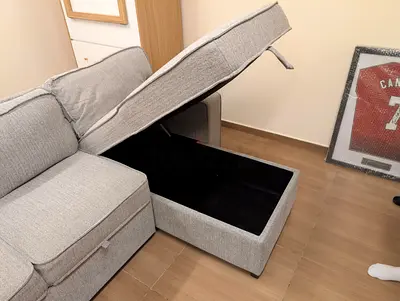 Sofa bed with storage