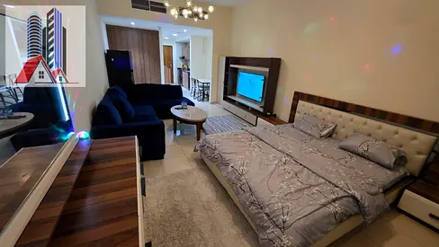 Fully furnished studio for monthly rent in Ajman one tower- Ready to move in immediately!