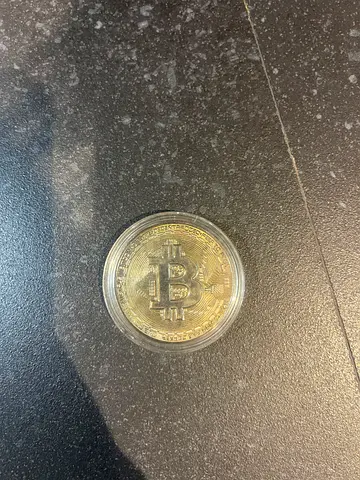 Metal Bitcoin Physical souvenir coin