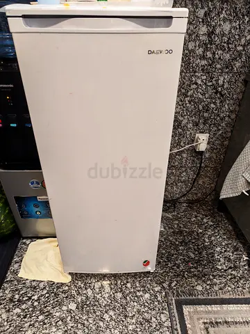 Daewoo Slim Upright Freezer / Single Door Fridge - Good Working Condition