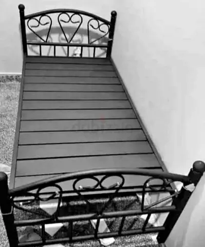 Heavy Duty Black Single Bed for Sale – Best Price