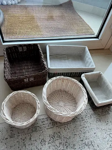 Assorted Wicker Baskets