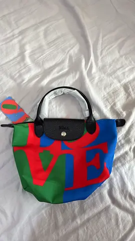 Limited Edition Longchamp x Robert Indiana Bag