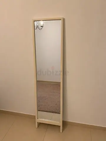 IKEA Floor Mirror White