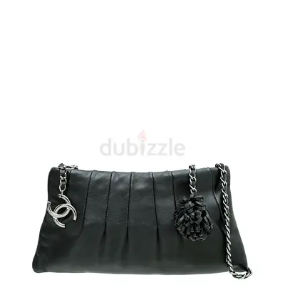 Authentic Chanel Black CC Chain Pouch