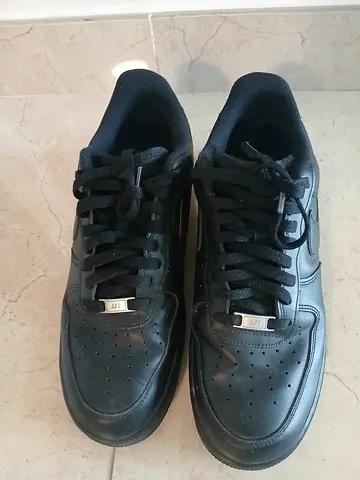 Black Nike Air Force 1 sneakers - used, good condition