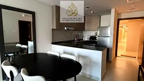 For annual rent in Ajman – One bedroom and living room with 2 bathrooms, balcony