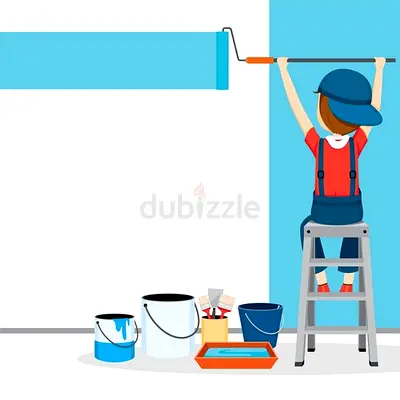 House Painting Offer:1Bed600/2Bed800 Aed wWth All Metarial,Painter Work Experience 20 Years,