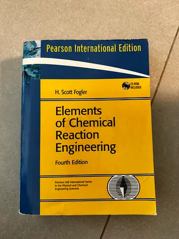 Elements of Chemical Reaction Engineering (Pearson International) - H. Scott Fogler, 4th Edition