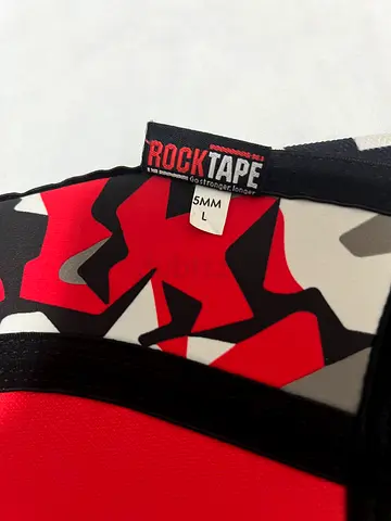 RockTape 5mm Knee/Elbow Sleeve (Red Camo) - Size L
