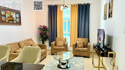 One bedroom and a living room with a balcony, 2 bathrooms, City Towers Al Nuaimiya 3 in Ajman for sale