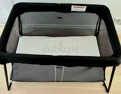 Babybjorn mesh travel black cot