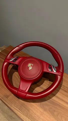 Porsche leather steering wheel in perfect condition