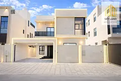 Luxury villa in a prime location, freehold ownership, negotiable, in the Al Yasmin area.