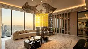Fully Furnished 4 Bed + Maid High Floor