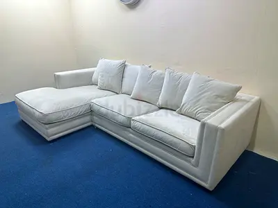 Looks great condition the one brand lshape sofa