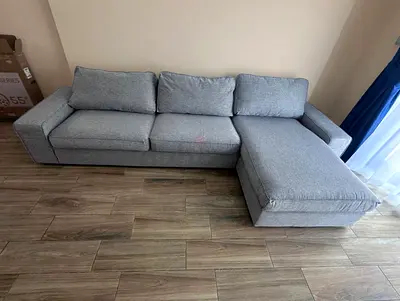 L-Shaped ikea kivik sofa