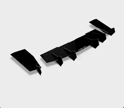 Mustang S650 / Dark Horse StreetAero Rear Diffuser (Original/Imported from U.S/ Brand New Unused)