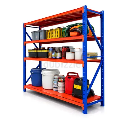 STORAGE RACK 200*60*200CM ORANGE BLUE